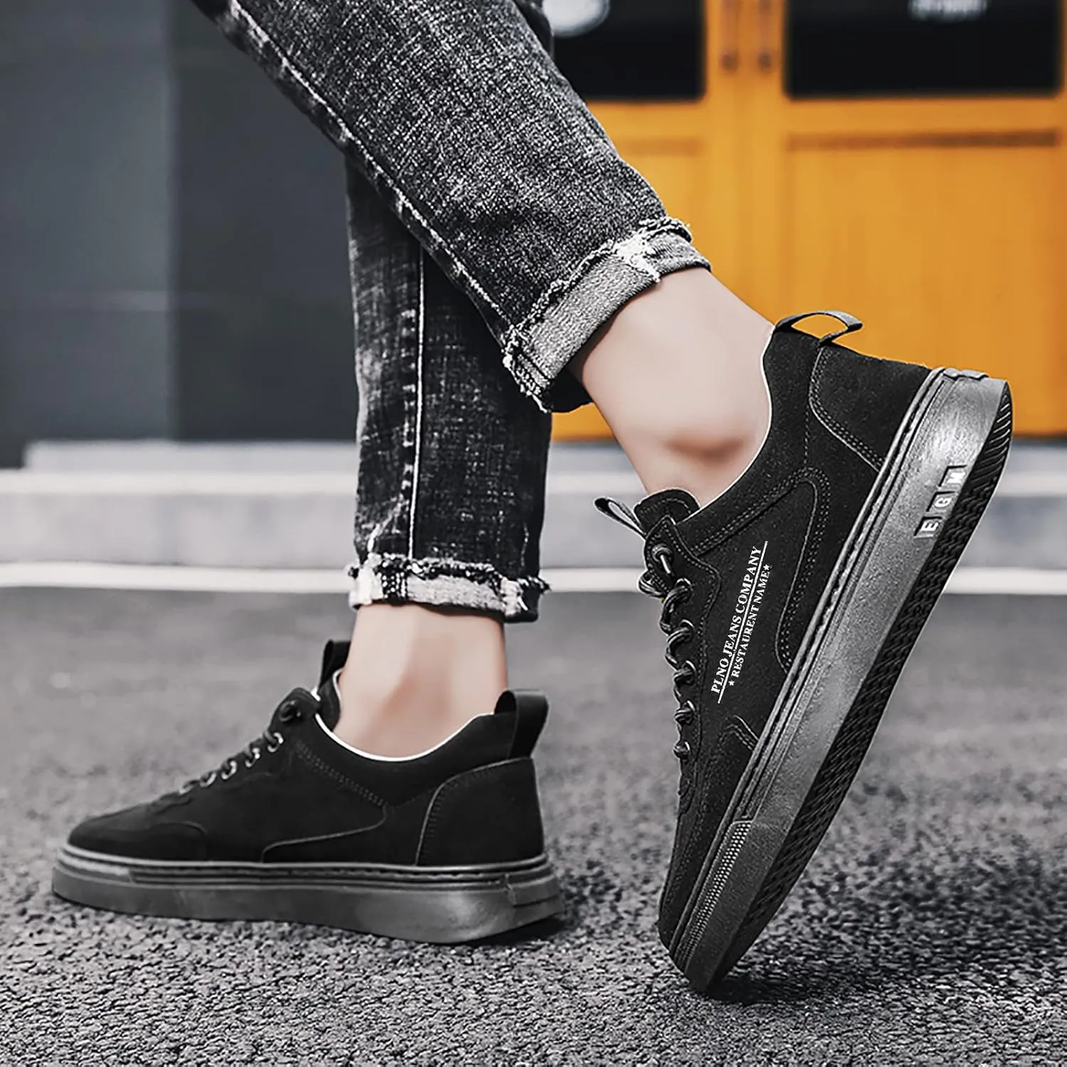 for Men Fashion Casual Lace Up Sport Shoes Skate Mens Sneaker Casual Shoes Boots