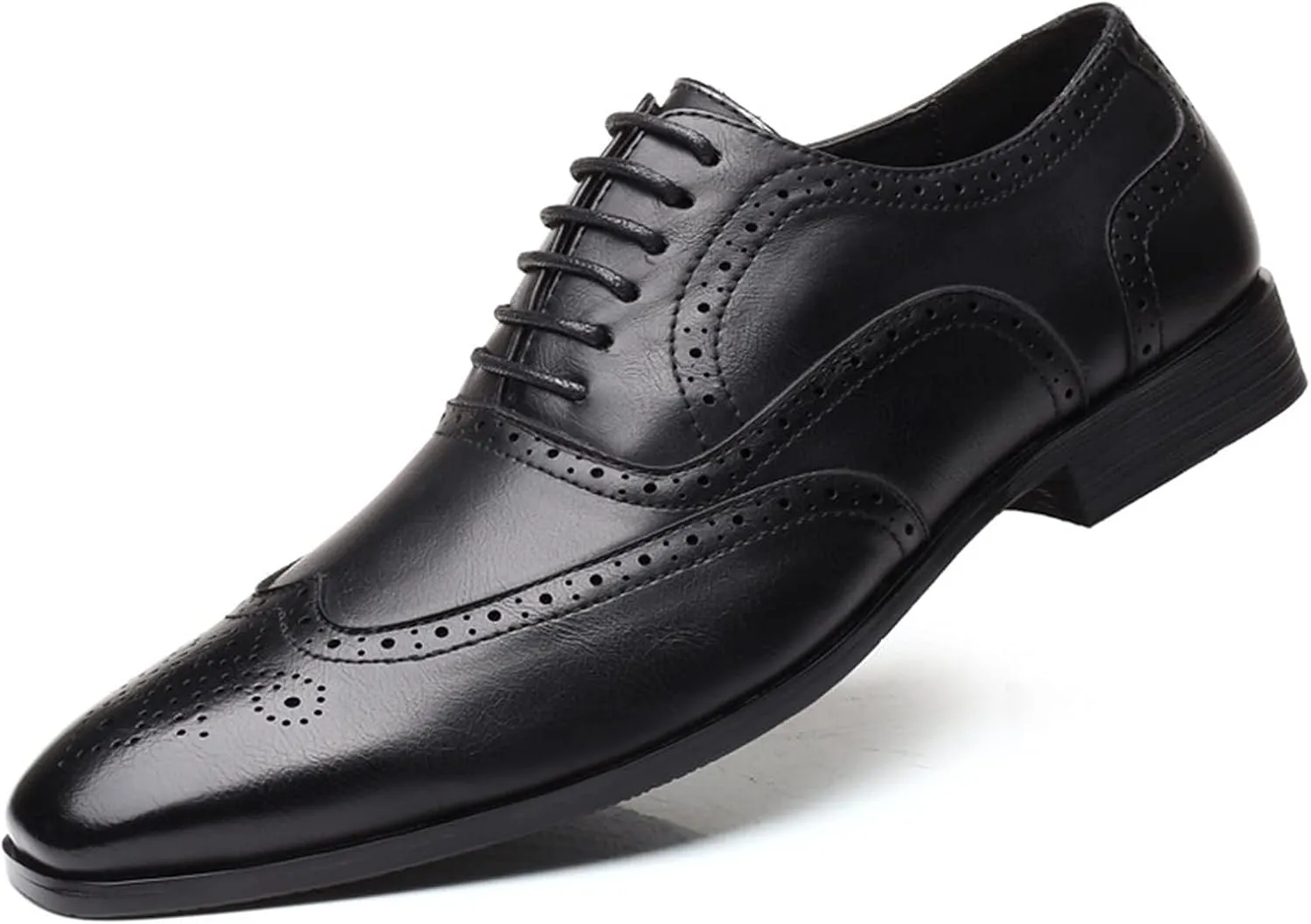 Formal Shoes Men Classic Patent Leather Shoes for Men, Classic Lace-up Formal Tuxedo Shoes Modern Formal Leather Shoes Casual Loafers