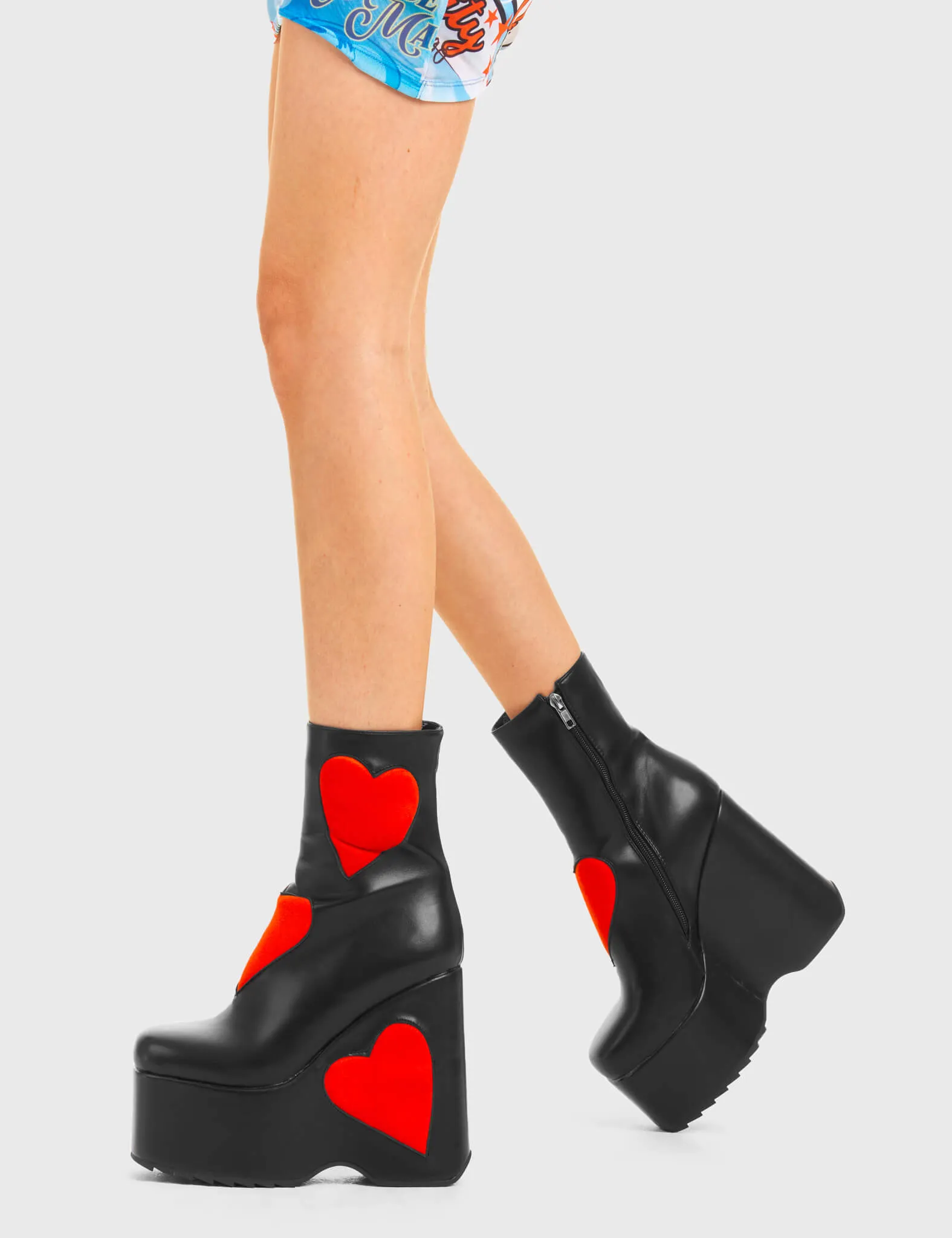 Full Time Lover Chunky Platform Ankle Boots
