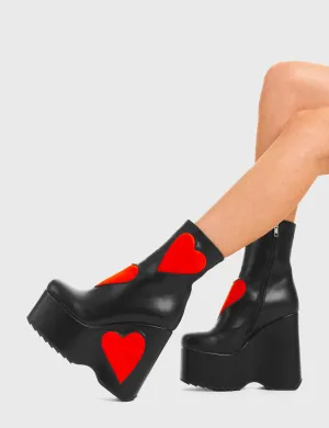 Full Time Lover Chunky Platform Ankle Boots