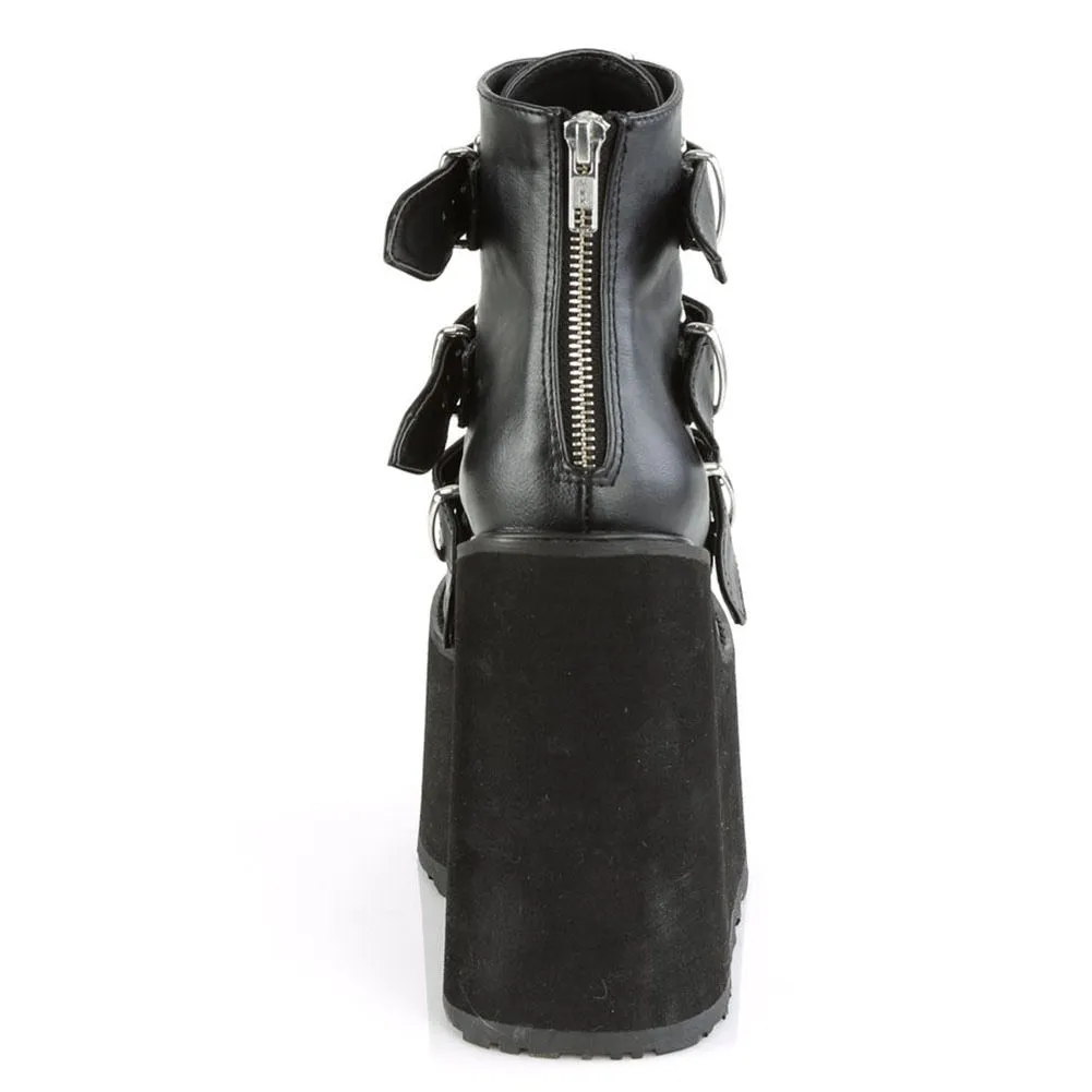 Funki Buys | Boots | Women's Gothic Platform Ankle Wedge Boot