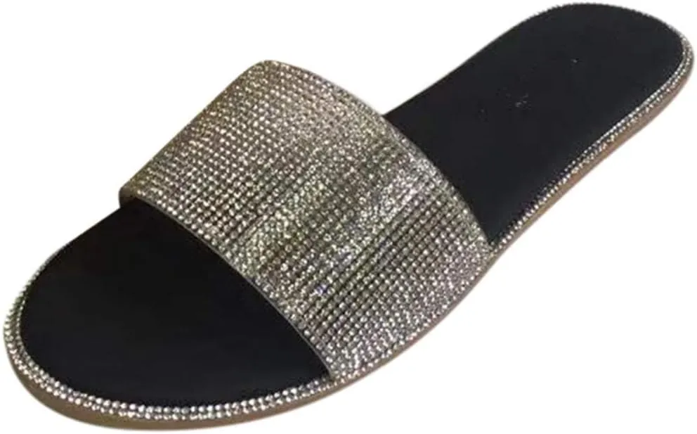 Gibobby Sandals for Women Wide Width,Women's Sandals 2019 Comfy Platform Shoes Stars Summer Beach Shoes Slipper Flip Flops
