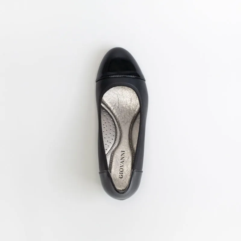 Giovanni Women Comfort Patent Combo Block Heel _ 152057