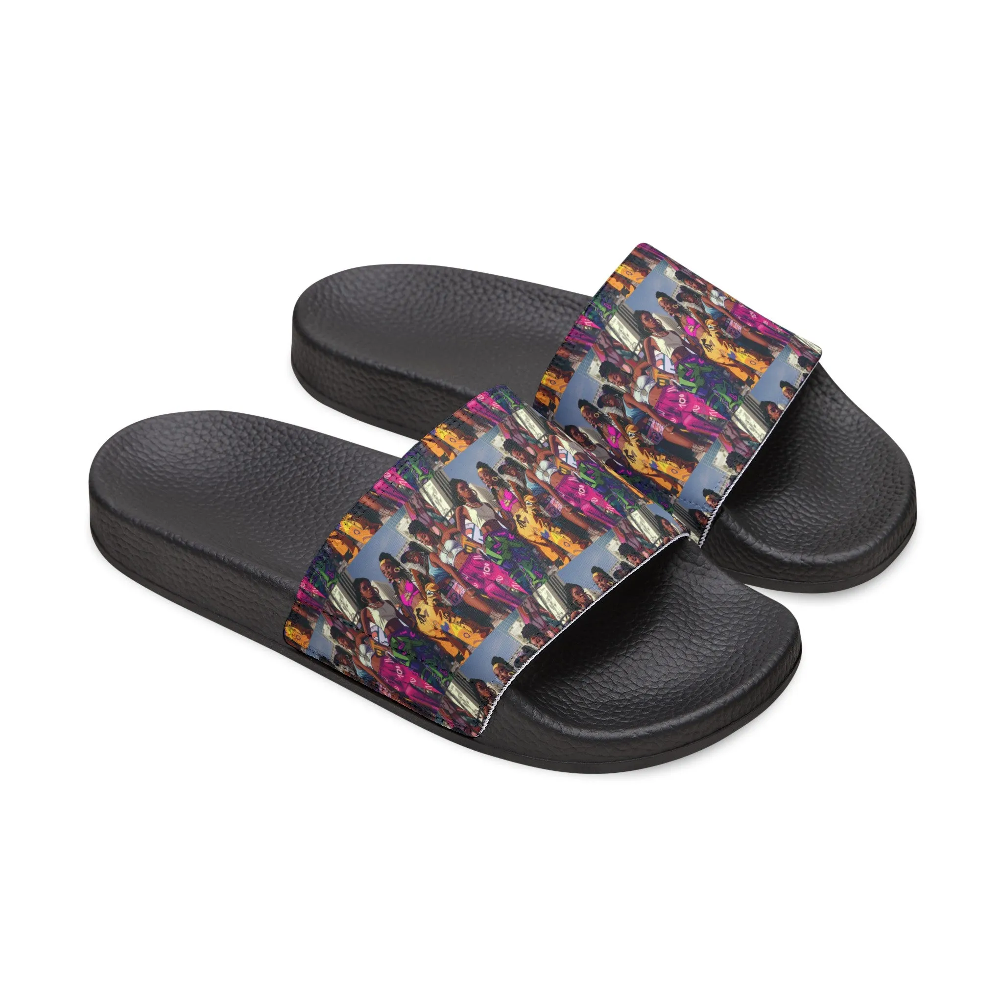Girlfriend Women's PU Slide Sandals