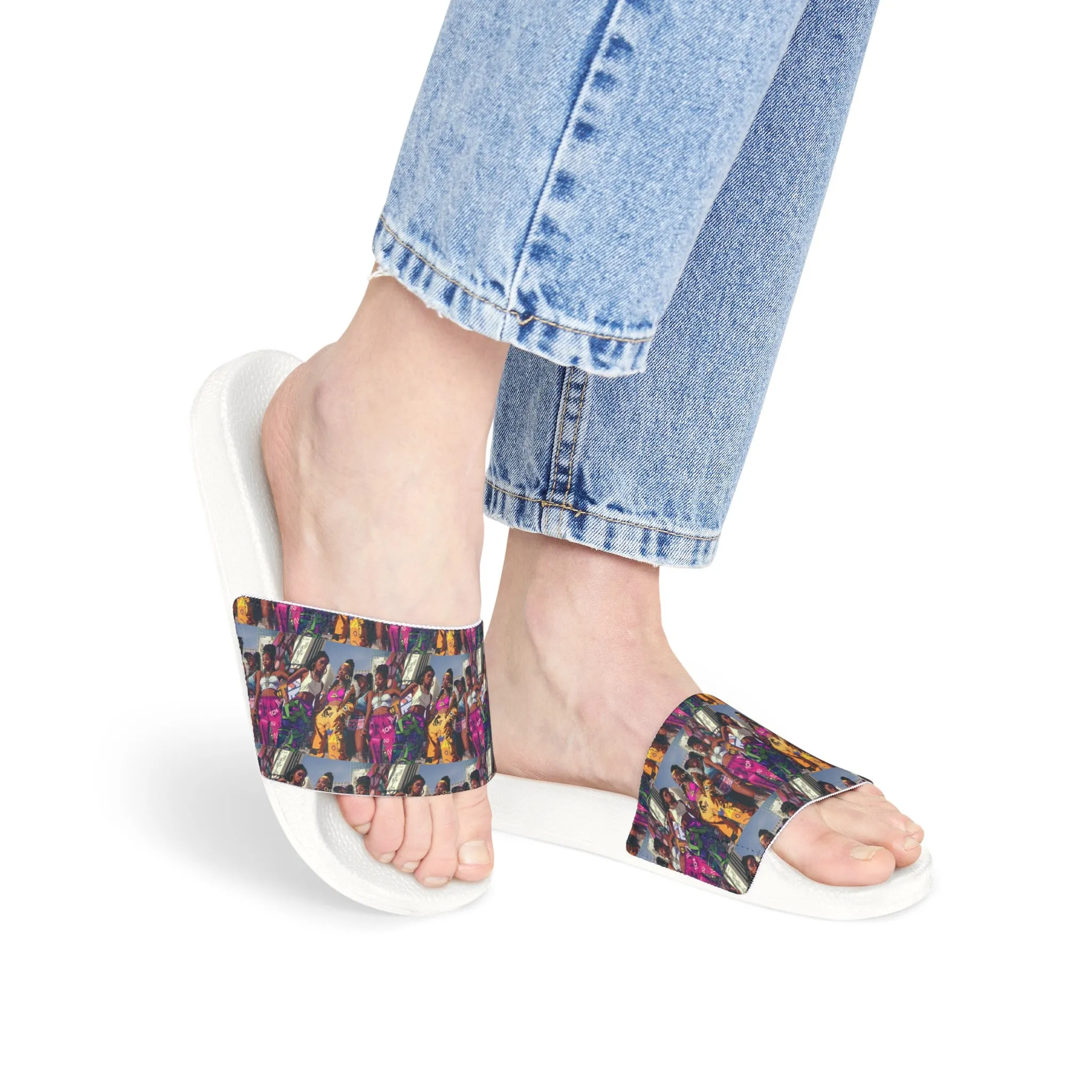 Girlfriend Women's PU Slide Sandals