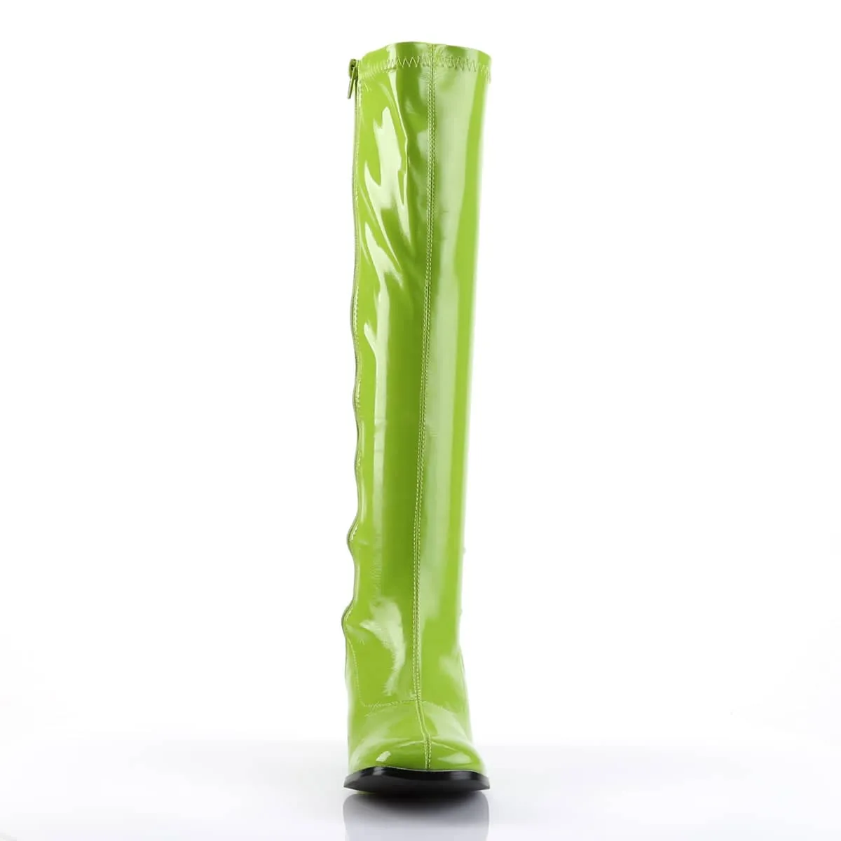 GOGO-300 Green Knee High Boots