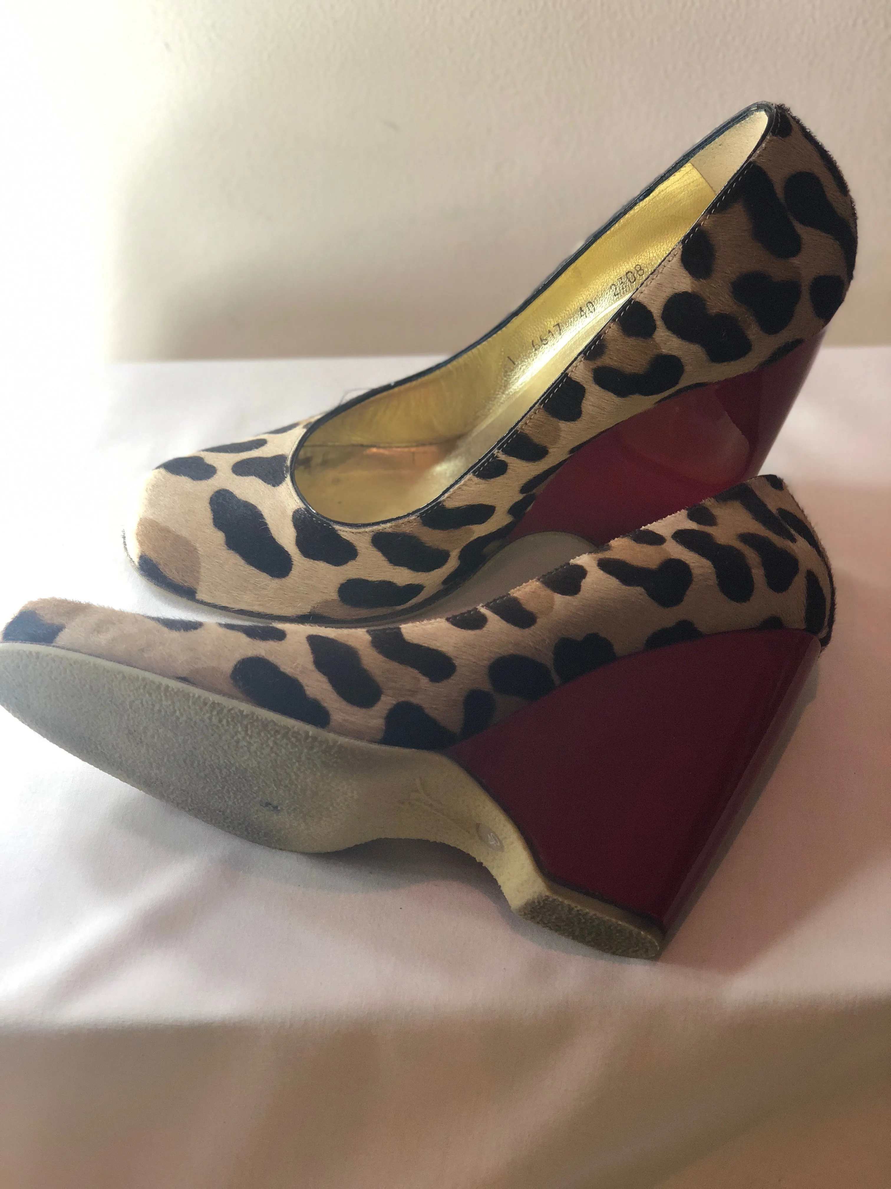 Guiseppe Zanotti Ponyhair Wedge