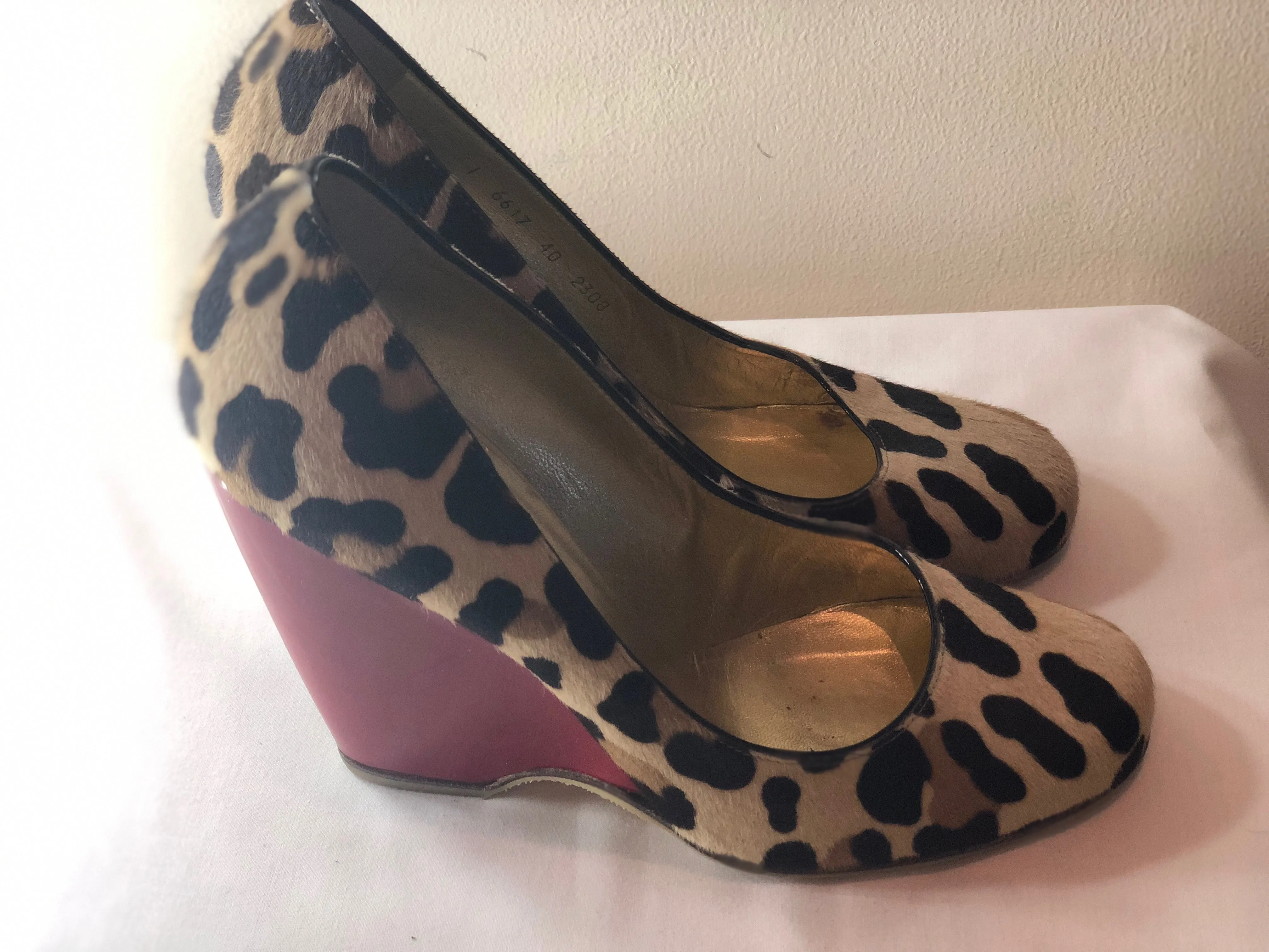 Guiseppe Zanotti Ponyhair Wedge