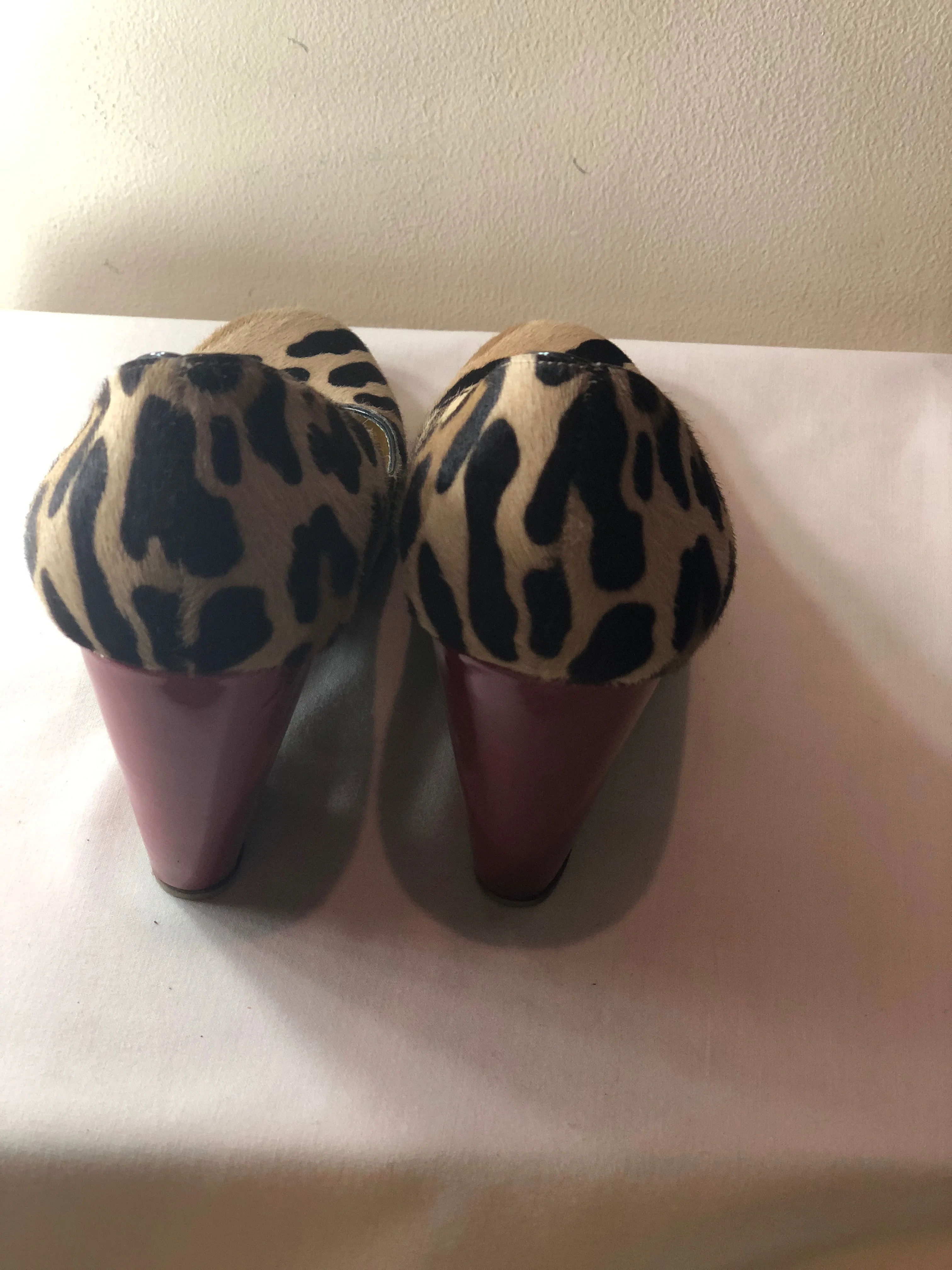 Guiseppe Zanotti Ponyhair Wedge