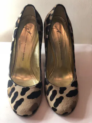 Guiseppe Zanotti Ponyhair Wedge