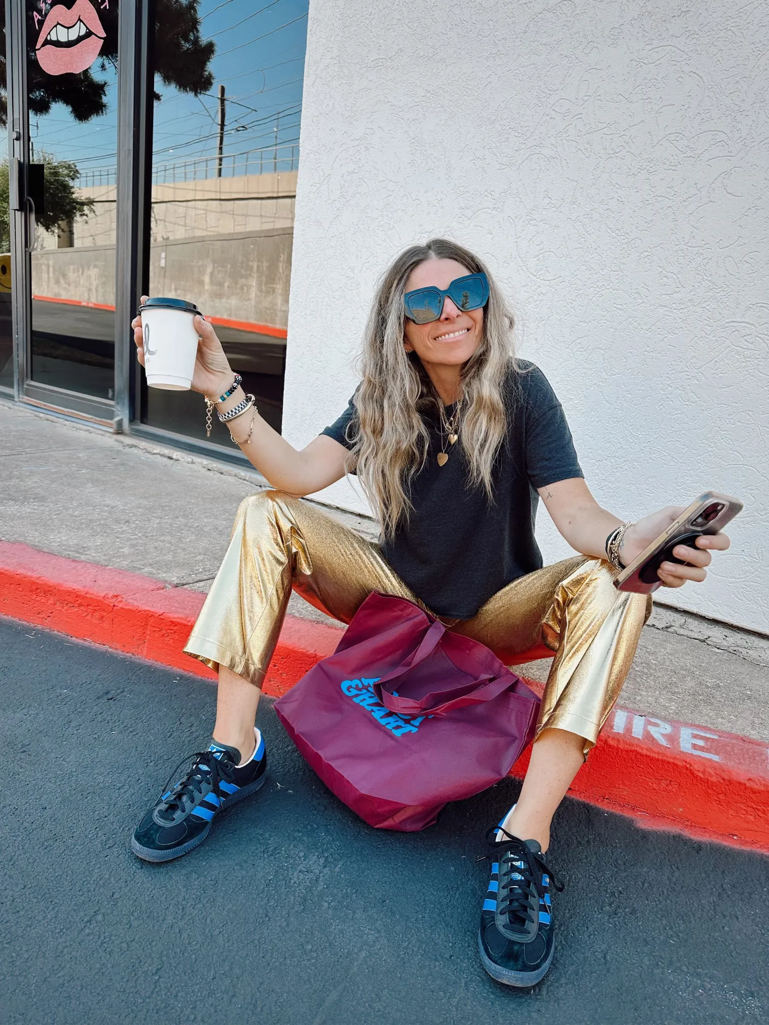 Hailee Metallic Pants