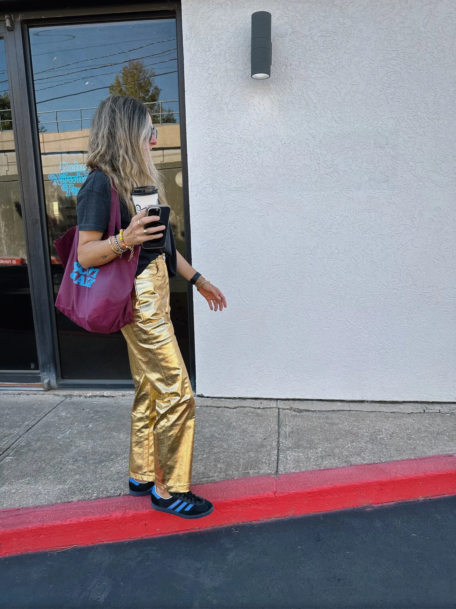 Hailee Metallic Pants