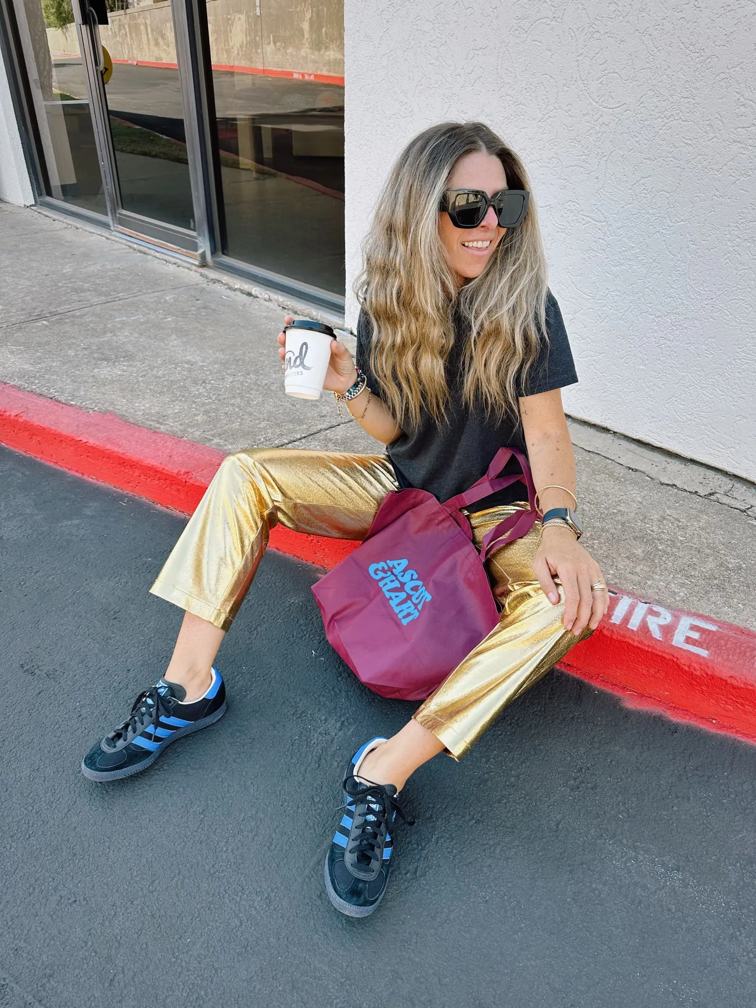 Hailee Metallic Pants