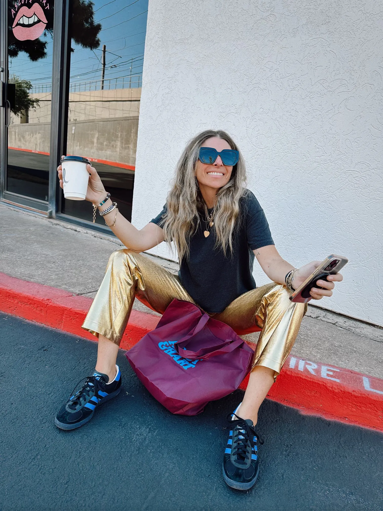 Hailee Metallic Pants