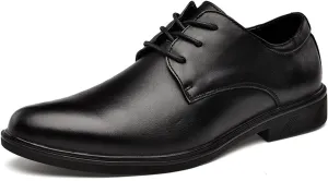 HASMI Men's Casual Formal Leather Shoes Derby Toe Layer Leather Business Shoes Cross-Border Large Size Business Shoes