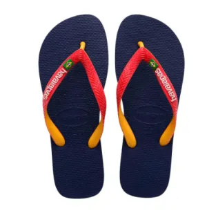 HAVAIANAS BRASIL MIX  - NAVY.RED RUBY
