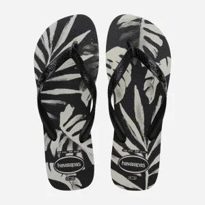 Havaianas Top Aloha Flip Flops - Black/Black/Black