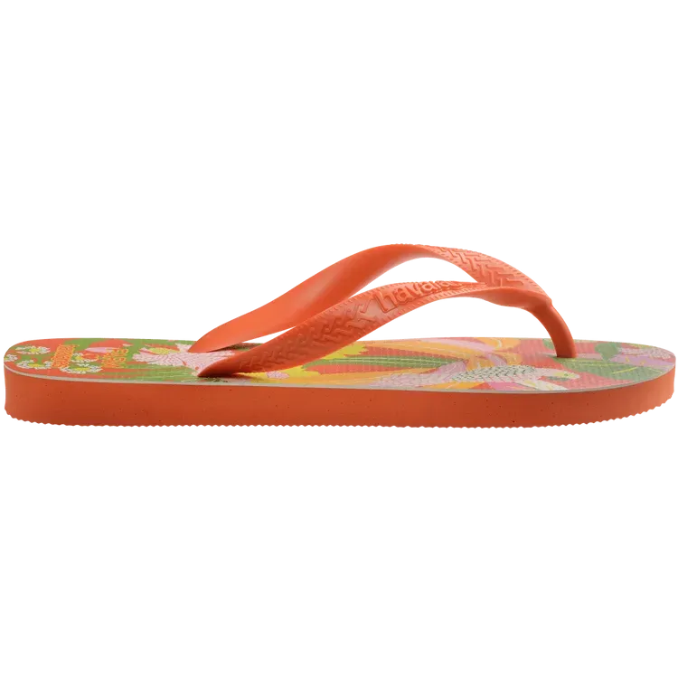 Havaianas X Farm Rio Neon Florals Flip Flops