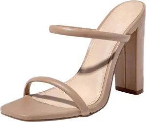 Heel Ladies Sandals Slippers Shoes Summer Sandals Women's Chunky High Heels Women's high Heels Wide Width High Heels Shoes for Women