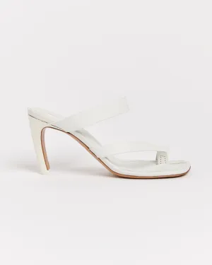 Heeled Sandals in White