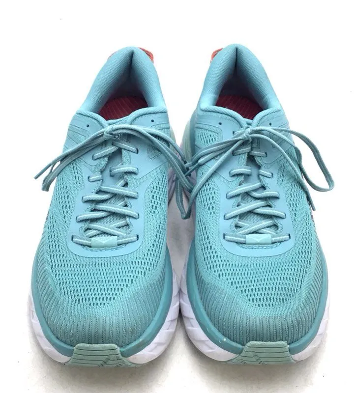 Hoka One One Women's Bondi 7 Blue Running Athletic Shoes - Size 9.5