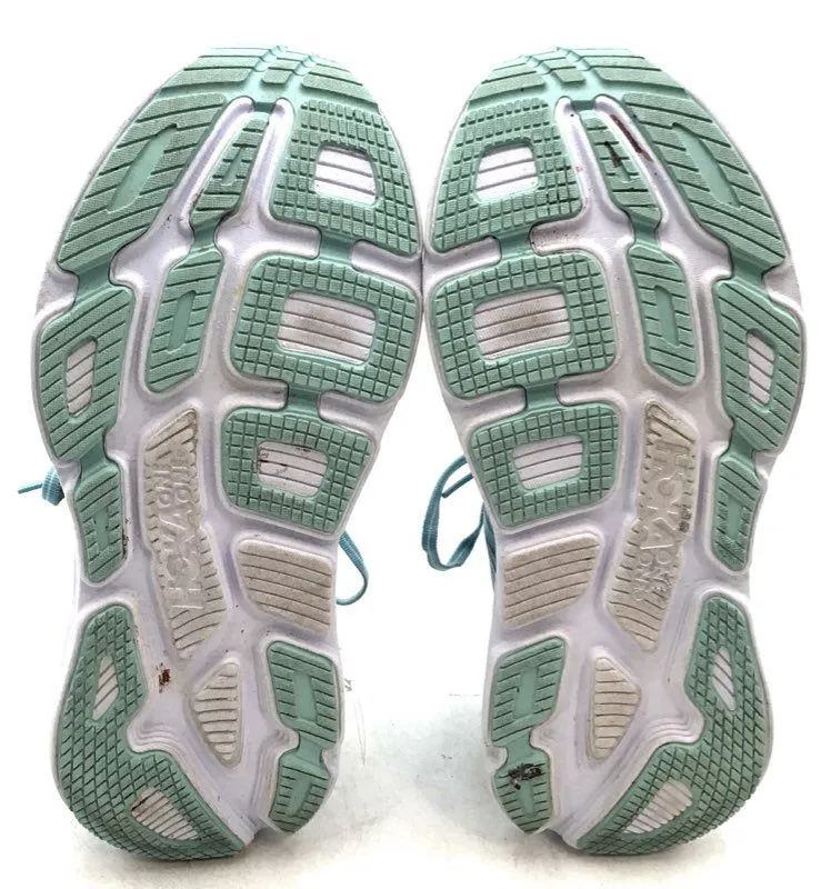 Hoka One One Women's Bondi 7 Blue Running Athletic Shoes - Size 9.5