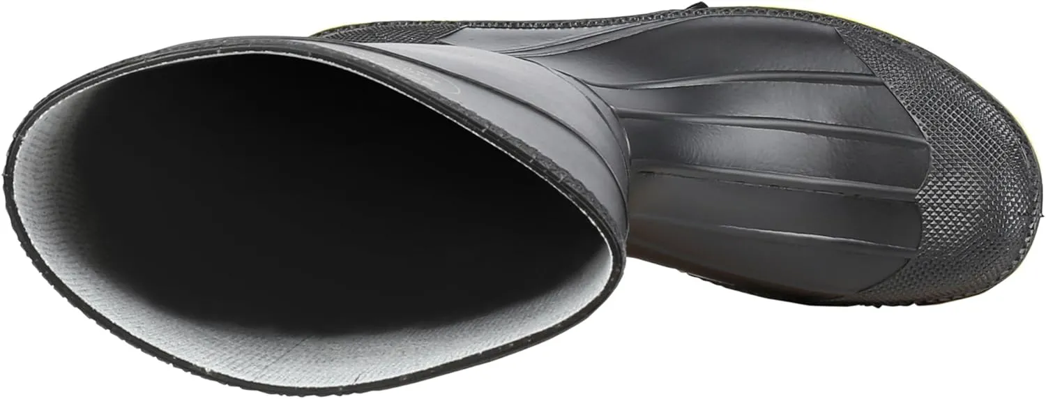 Honeywell Safety 75109-4 Servus XTP Chemical Resistant Men's Safety Hi Boot, Size-4, Black/Yellow/Grey