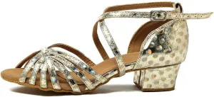 HROYL Dance Shoes for Women Latin Dance Shoes Women Ballroom Tango High Heel Women Dance Shoes,YCL226