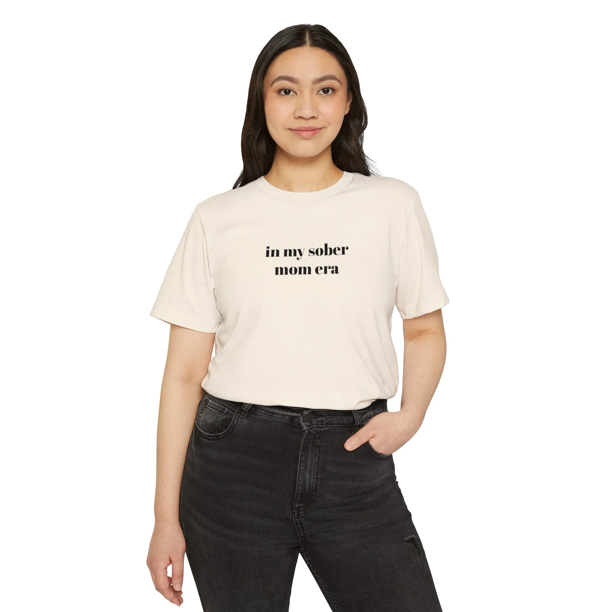 in my sober mom era tee