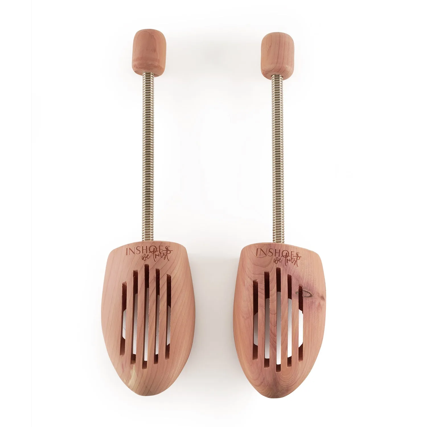 In Shoes We Trust - Cedar Shoe Trees for Women - Round Toe