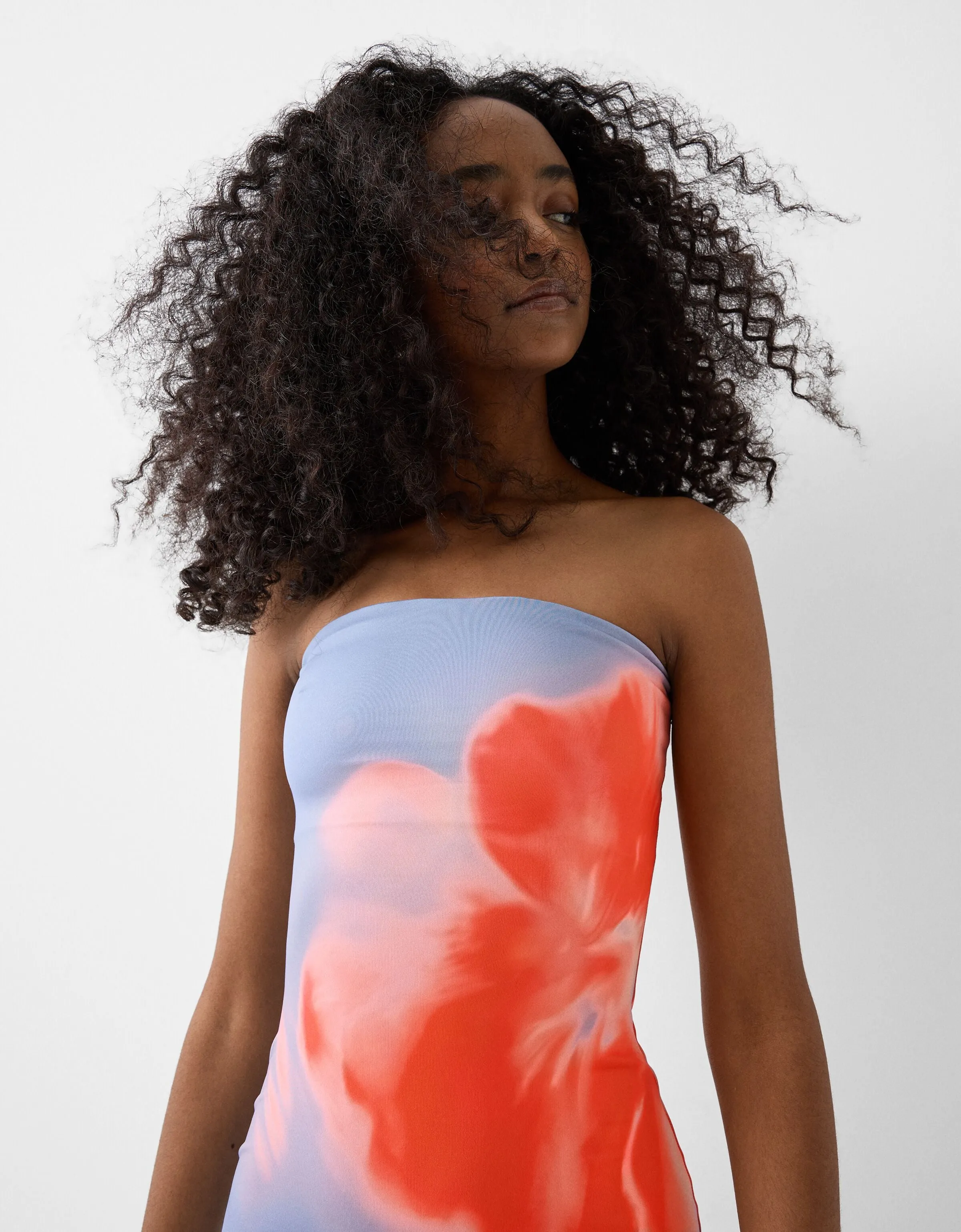 Ivyshape | Bandeau Flower Dress