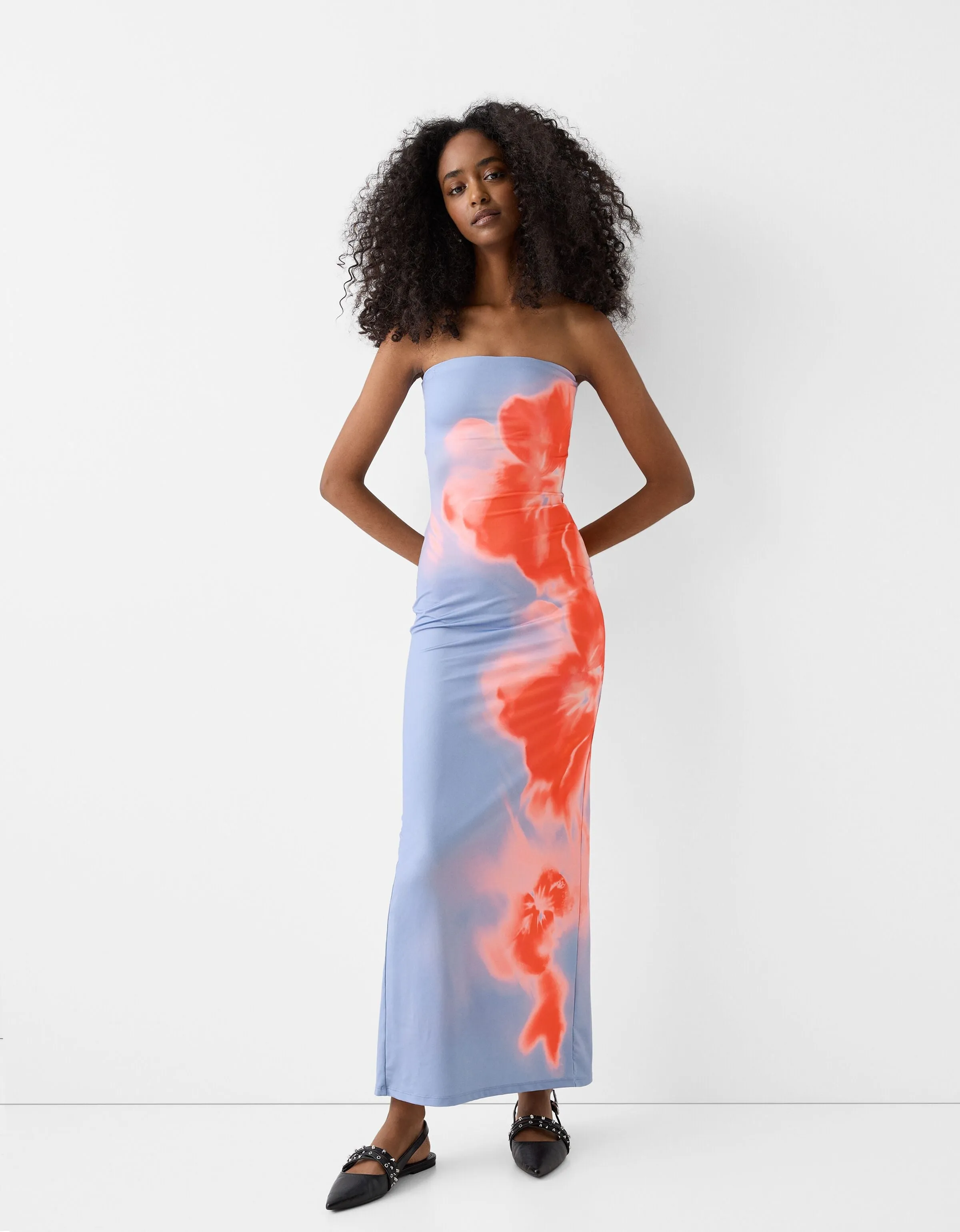 Ivyshape | Bandeau Flower Dress