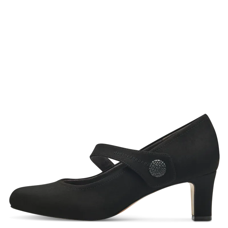Jana Women's 8-22473-41 Comfort Heel Pumps Shoes Black
