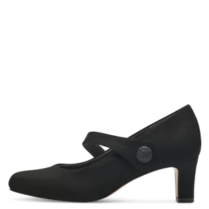 Jana Women's 8-22473-41 Comfort Heel Pumps Shoes Black