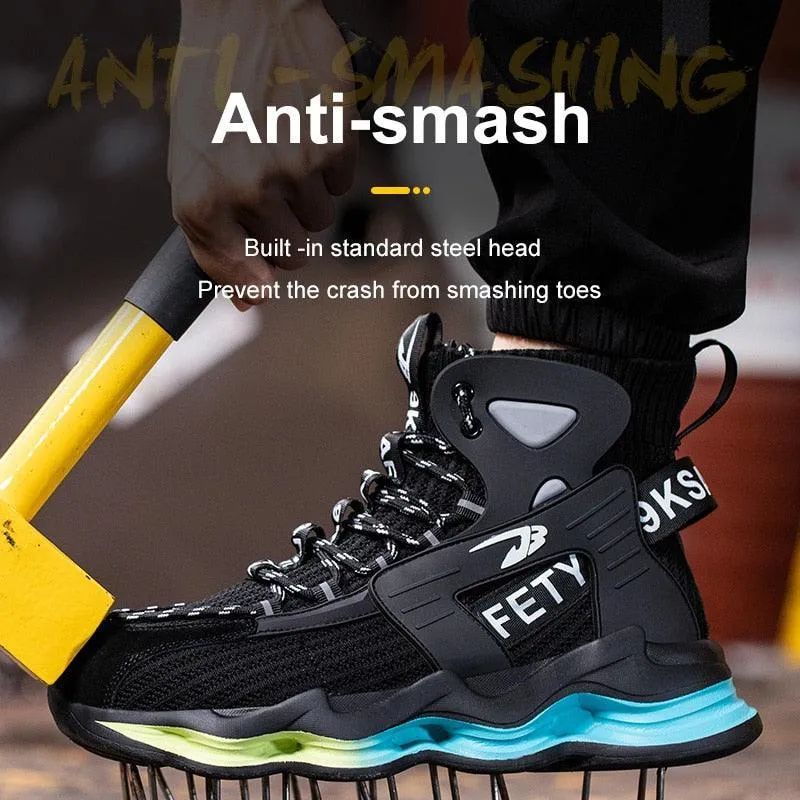 JB Grant High Top Safety Steel Toe Shoes
