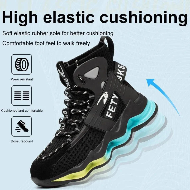 JB Grant High Top Safety Steel Toe Shoes