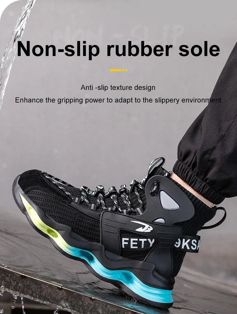 JB Grant High Top Safety Steel Toe Shoes