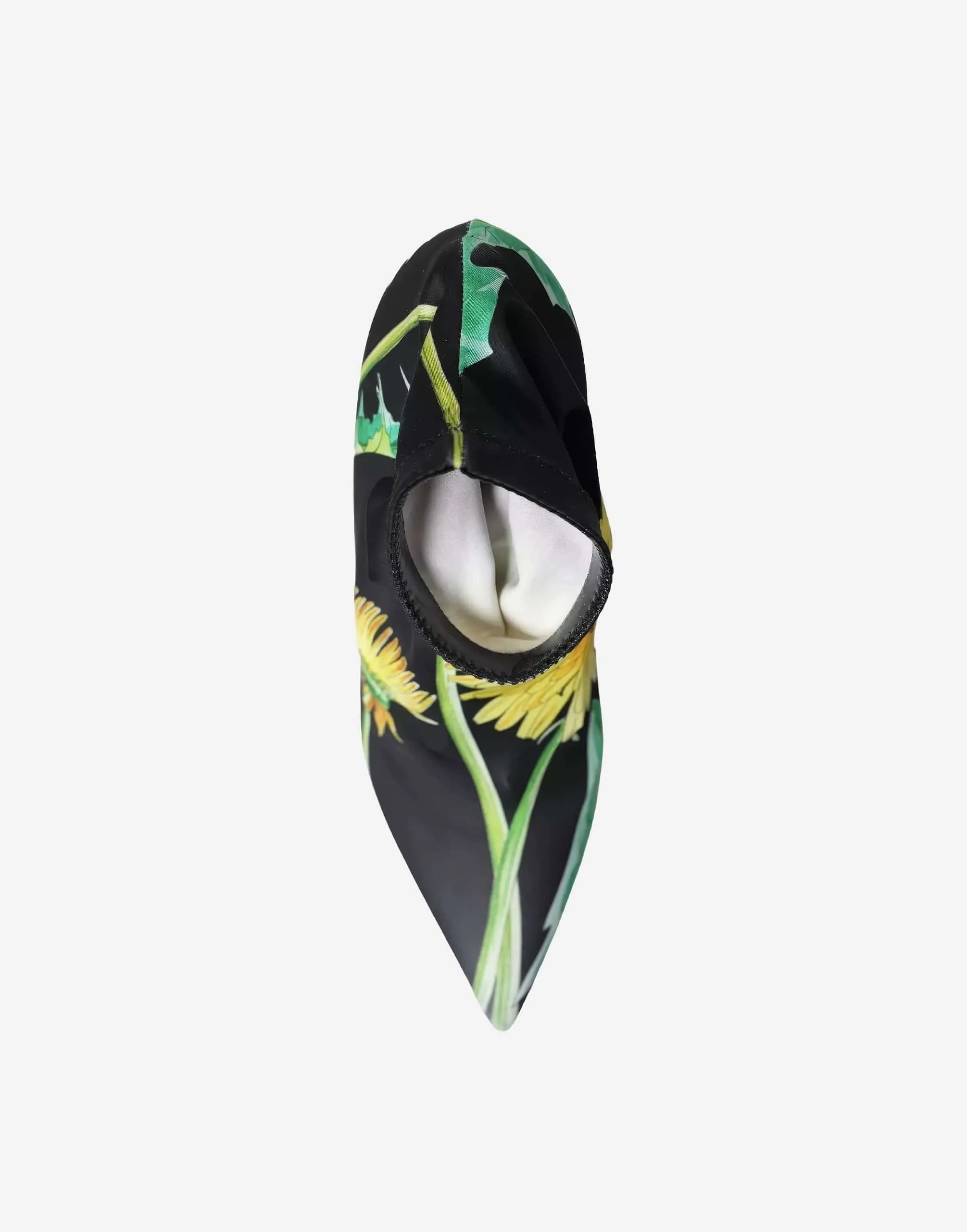 Jersey Stretch Booties With Flower Print