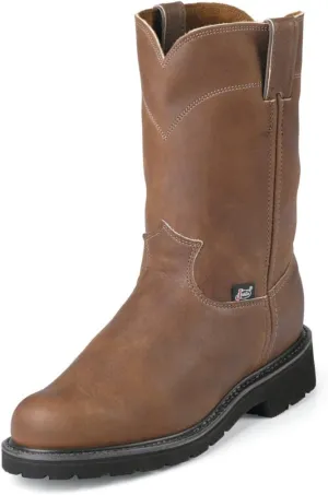Justin Boot Company Men's Aged Bark Work Boots