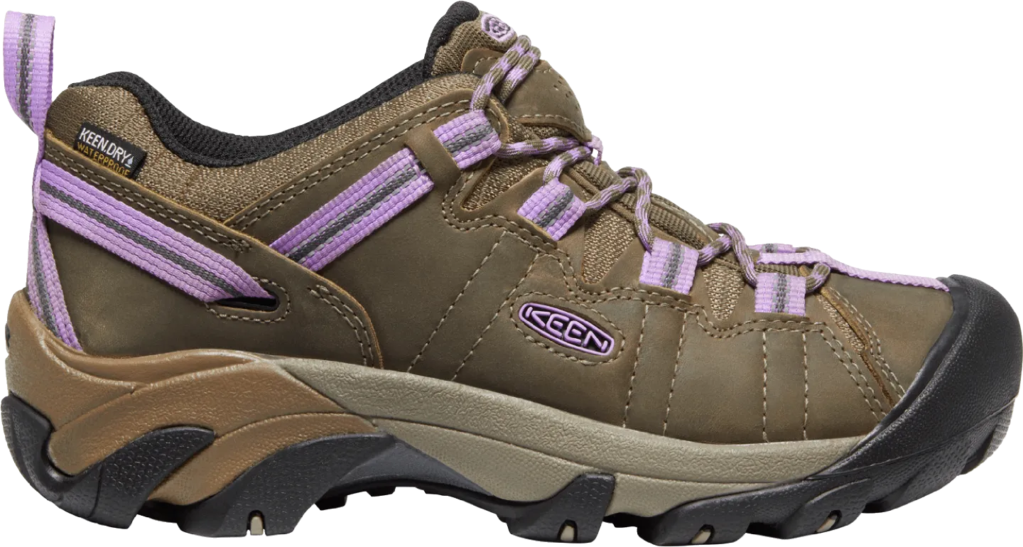 Keen Women's Targhee II Waterproof - Timberwolf / English Lavender