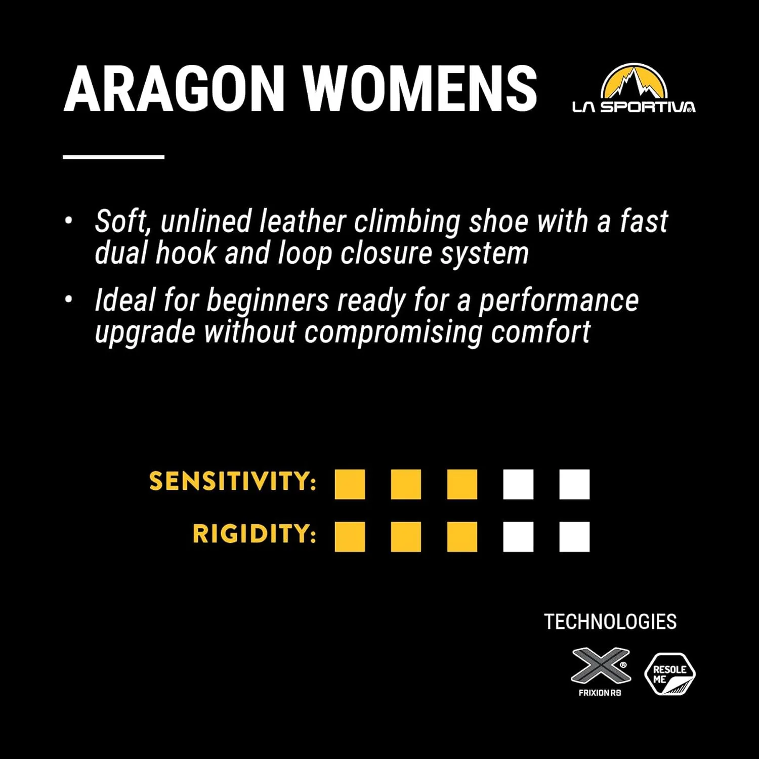 La Sportiva Womens Aragon Rock Climbing Shoes