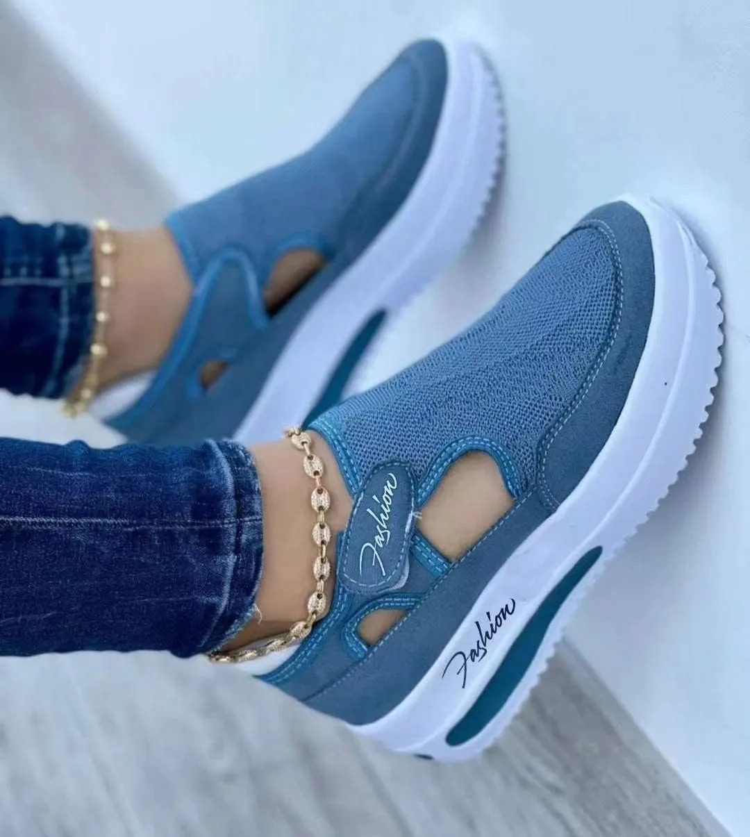 Ladmiple Sneakers For Women Slip On Fashion Comfortable Walking Shoes Dressy Casual Summer Non Slip Flats Loafers