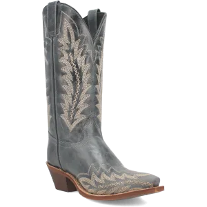 Laredo Women's 12" Emmylee Leather Western Boot - Blue 52207