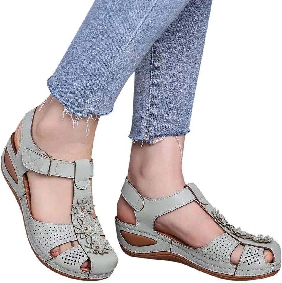 Leather Orthopedic Sandals for Women Orthotic Rainbow Flip Flops Woman's Summer Sandals Orthotic Women's Sandals Flat Black, No Back Strap Orthopedic Confort Formal Sandals for Women 2025