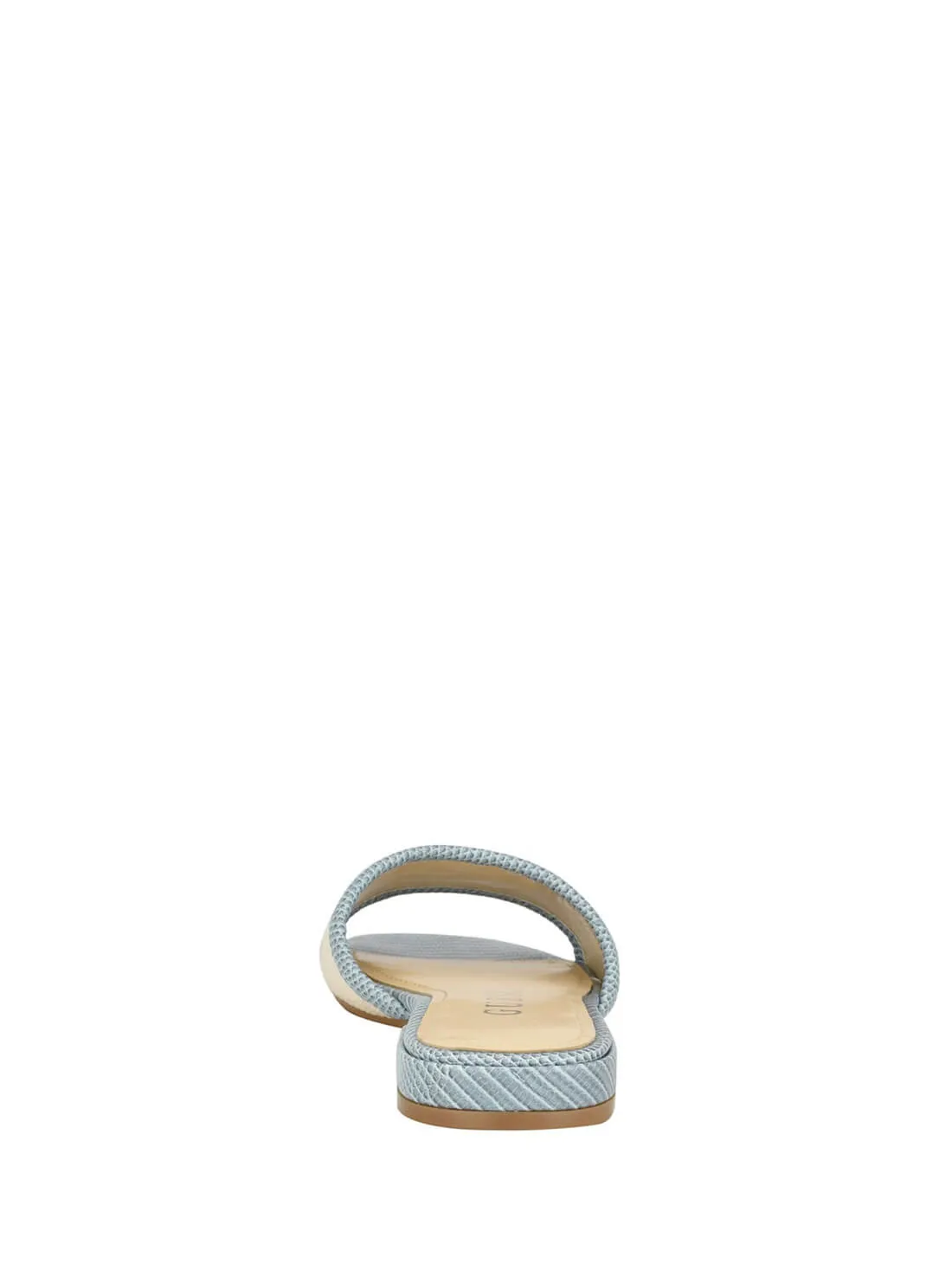 Light Blue Natural Tampa Slide Sandals
