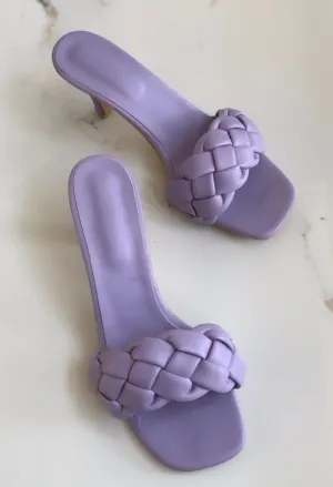 Lilac Braided heels