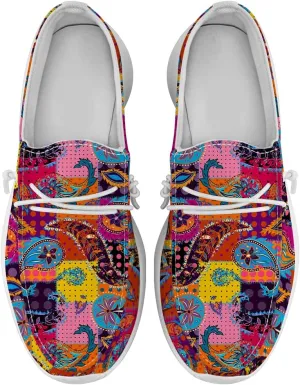 Loafers for Women Men Paisley Slip-on Sneakers Casual Shoes Gifts for Men Women