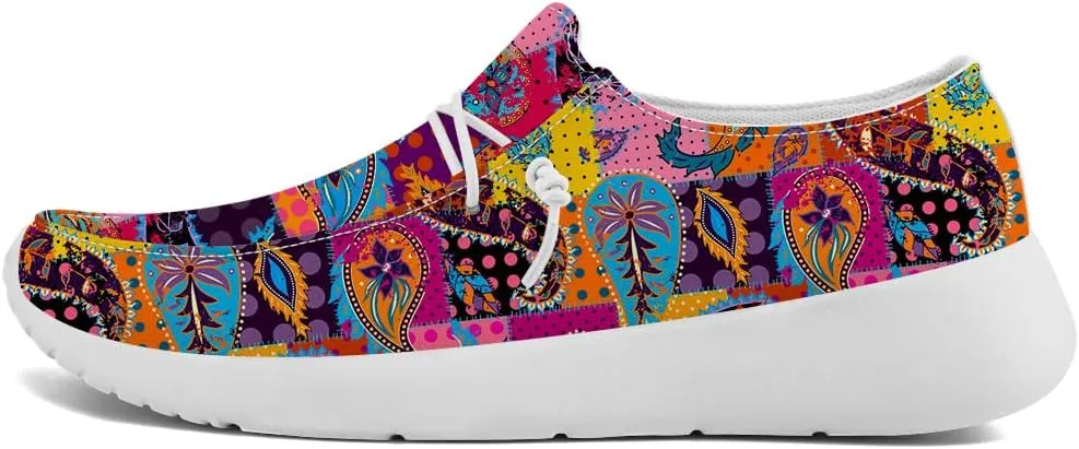 Loafers for Women Men Paisley Slip-on Sneakers Casual Shoes Gifts for Men Women