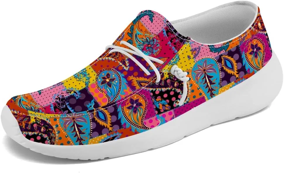 Loafers for Women Men Paisley Slip-on Sneakers Casual Shoes Gifts for Men Women