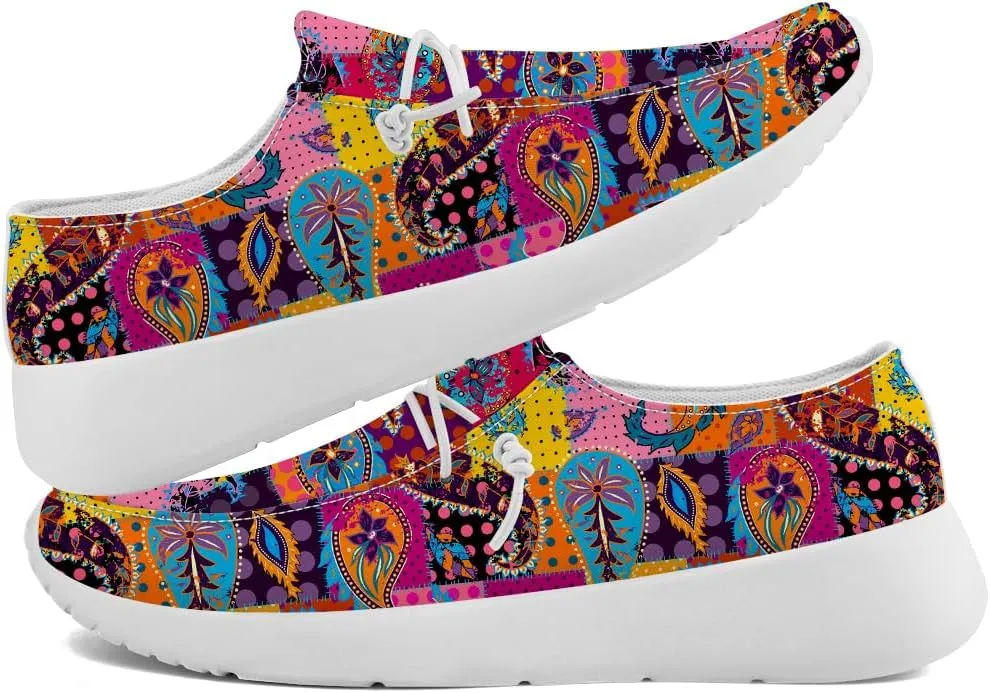 Loafers for Women Men Paisley Slip-on Sneakers Casual Shoes Gifts for Men Women